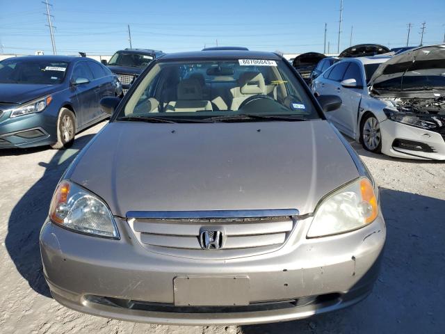 1HGEM22533L058252 - 2003 HONDA CIVIC LX GRAY photo 5