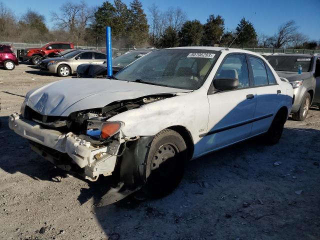 JM1BJ222110406631 - 2001 MAZDA PROTEGE DX WHITE photo 1