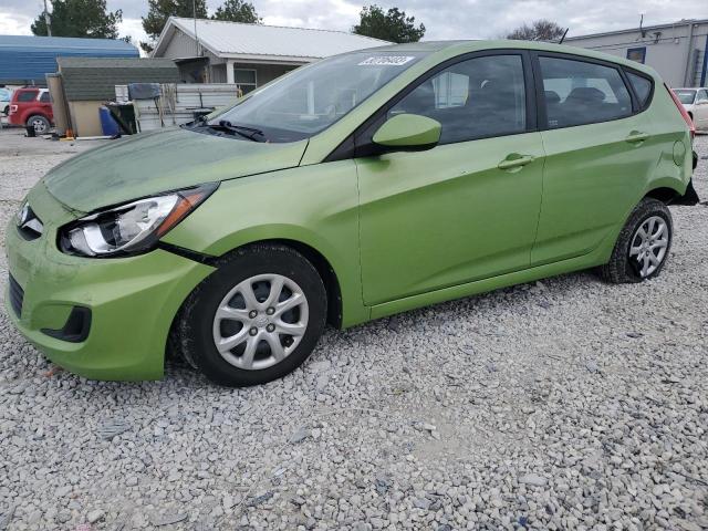 KMHCT5AE2CU029259 - 2012 HYUNDAI ACCENT GLS GREEN photo 1