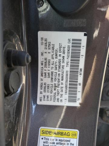 19UUA86539A006870 - 2009 ACURA TL 灰色 照片 12