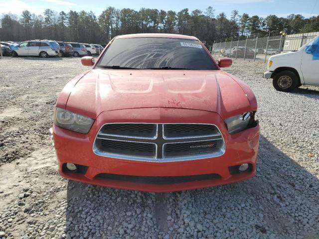 2C3CDXHG5EH138054 - 2014 DODGE CHARGER SXT RED photo 5