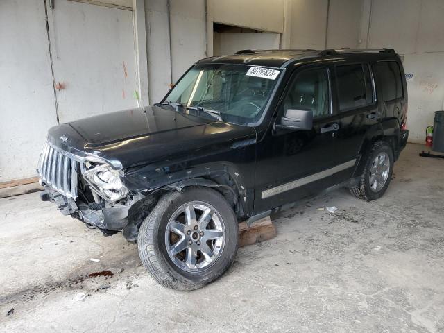 1J4PN5GK2AW115583 - 2010 JEEP LIBERTY LIMITED BLACK photo 1