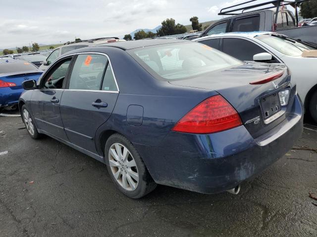 1HGCM66437A043803 - 2007 HONDA ACCORD SE BLUE photo 2