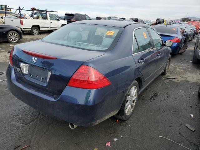 1HGCM66437A043803 - 2007 HONDA ACCORD SE BLUE photo 3