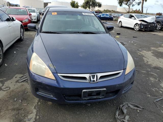 1HGCM66437A043803 - 2007 HONDA ACCORD SE BLUE photo 5