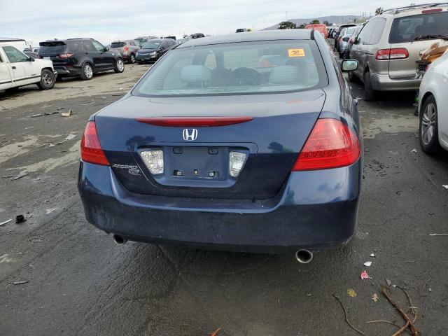 1HGCM66437A043803 - 2007 HONDA ACCORD SE BLUE photo 6