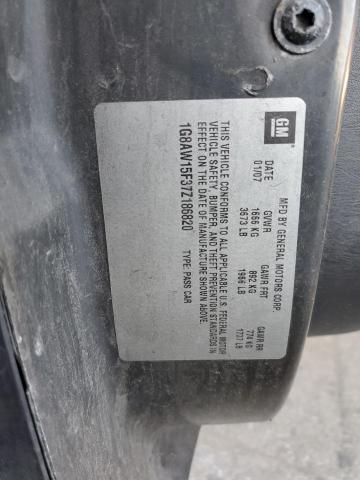 1G8AW15F37Z186820 - 2007 SATURN ION LEVEL 3 BLUE photo 12