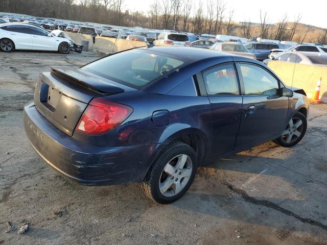 1G8AW15F37Z186820 - 2007 SATURN ION LEVEL 3 BLUE photo 3