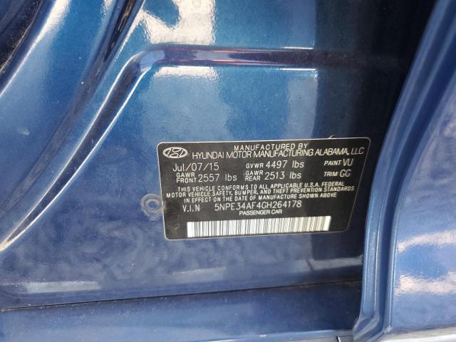 5NPE34AF4GH264178 - 2016 HYUNDAI SONATA SPORT 蓝色 照片 13