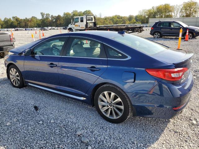 5NPE34AF4GH264178 - 2016 HYUNDAI SONATA SPORT 蓝色 照片 2