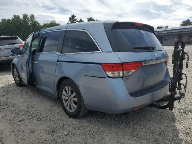 5FNRL5H67EB036006 - 2014 HONDA ODYSSEY EXL BLUE photo 2