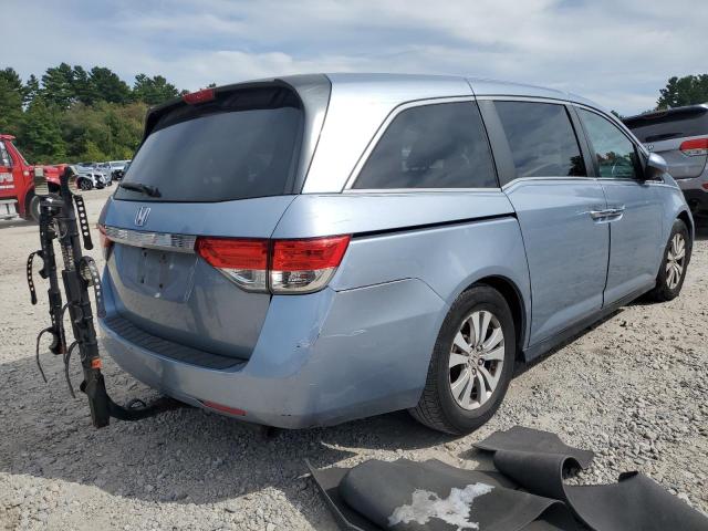 5FNRL5H67EB036006 - 2014 HONDA ODYSSEY EXL BLUE photo 3