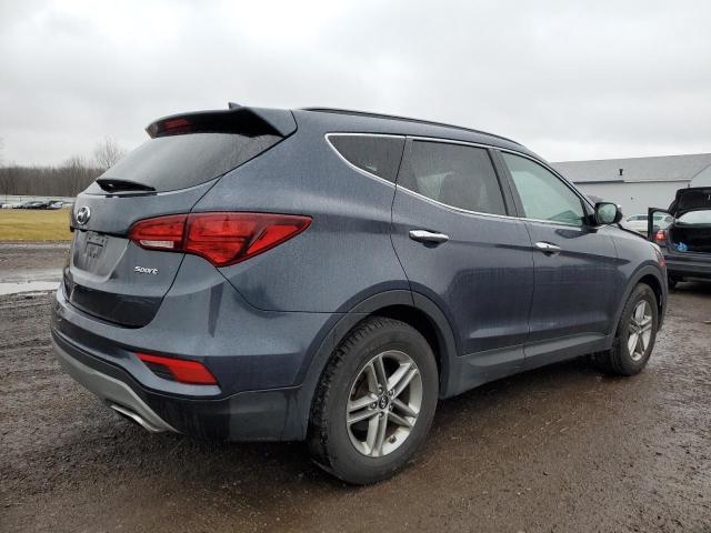 5XYZUDLB5JG521162 - 2018 HYUNDAI SANTA FE S GRAY photo 3