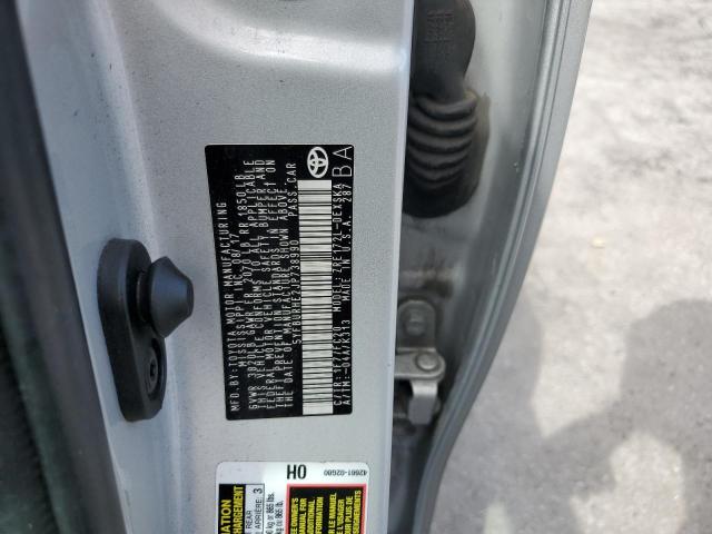 5YFBURHE2JP738990 - 2018 TOYOTA COROLLA L SILVER photo 13