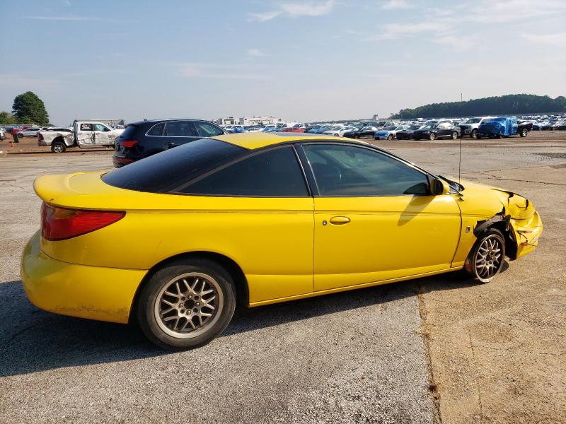 1G8ZY12771Z320035 - 2001 SATURN SC2 YELLOW photo 3