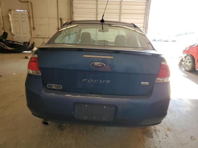 1FAHP35N58W199632 - 2008 FORD FOCUS SE BLUE photo 6