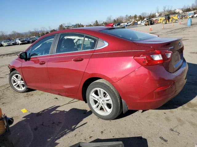 1G1BE5SM9H7134525 - 2017 CHEVROLET CRUZE LT RED photo 2