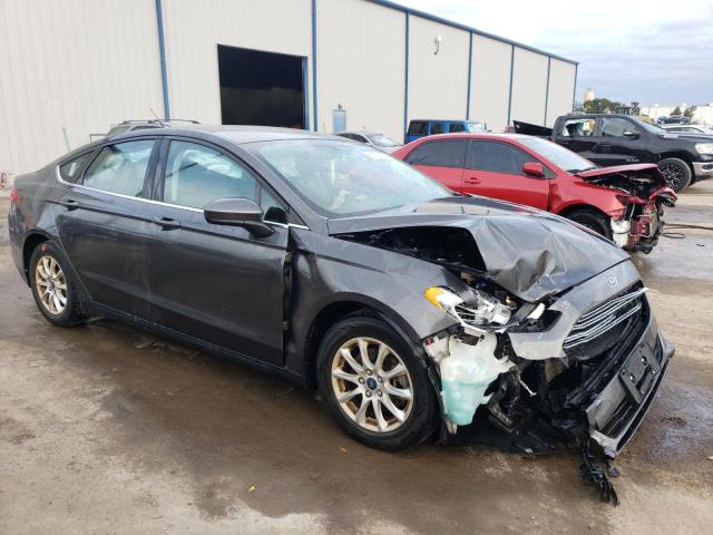 3FA6P0G70GR103282 - 2016 FORD FUSION S GRAY photo 4