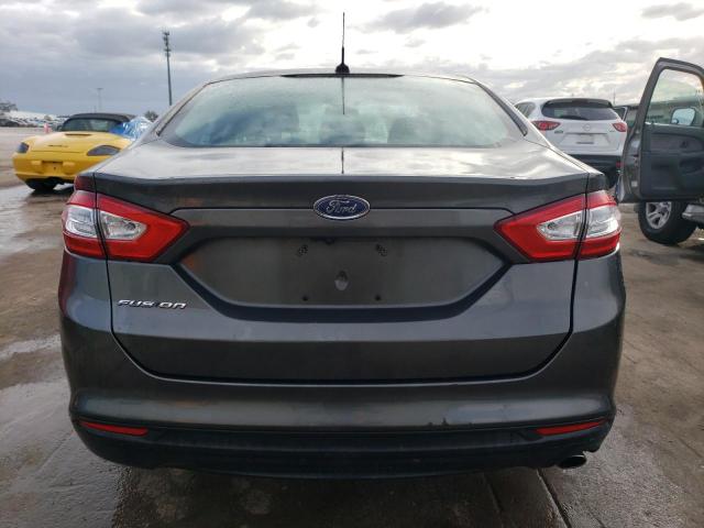 3FA6P0G70GR103282 - 2016 FORD FUSION S GRAY photo 6