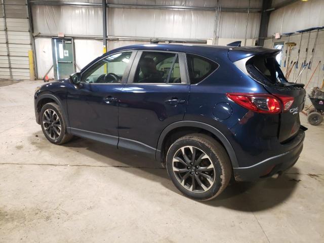 JM3KE4DY6G0839847 - 2016 MAZDA CX-5 GT BLUE photo 2