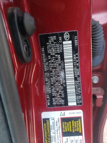 4T1BF1FK9HU713551 - 2017 TOYOTA CAMRY LE RED photo 13