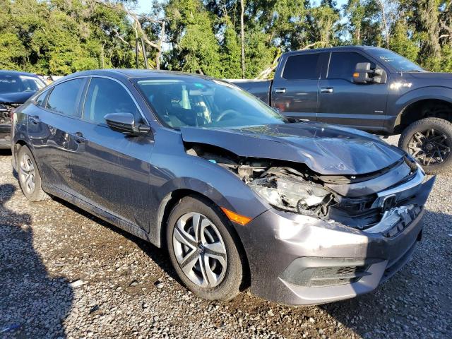 19XFC2F54JE005095 - 2018 HONDA CIVIC LX ნაცრისფერი ფოტო 4