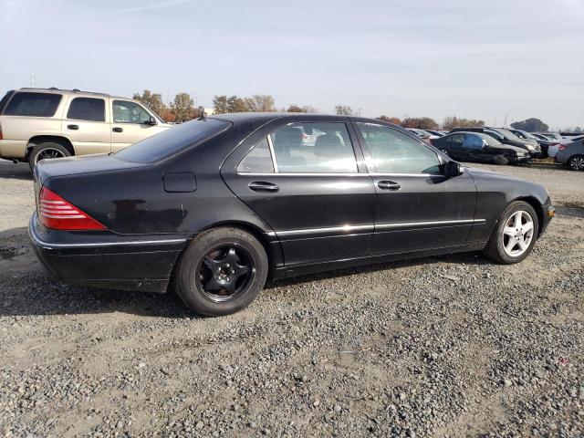 WDBNG75J84A395037 - 2004 MERCEDES-BENZ S 500 BLACK photo 3