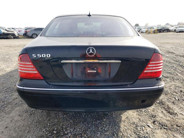 WDBNG75J84A395037 - 2004 MERCEDES-BENZ S 500 BLACK photo 6