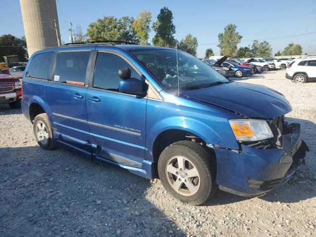 2D4RN5D18AR481456 - 2010 DODGE GRAND CARAVAN SXT BLUE photo 4
