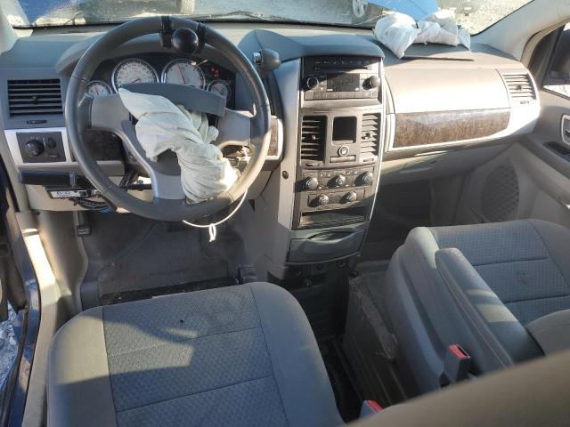 2D4RN5D18AR481456 - 2010 DODGE GRAND CARAVAN SXT BLUE photo 8