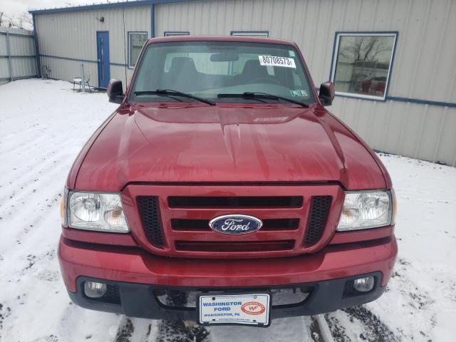 1FTYR10U36PA15318 - 2006 FORD RANGER RED photo 5