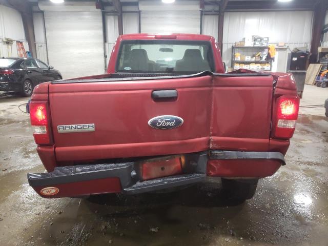 1FTYR10U36PA15318 - 2006 FORD RANGER RED photo 6