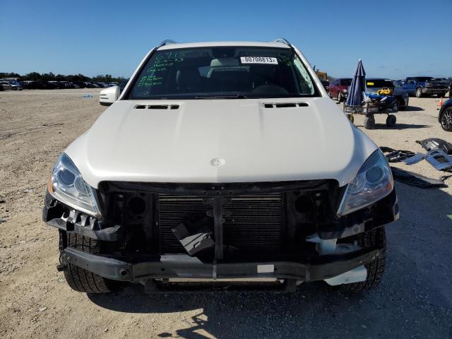 4JGDA5HB3CA016625 - 2012 MERCEDES-BENZ ML 350 4MATIC WHITE photo 5