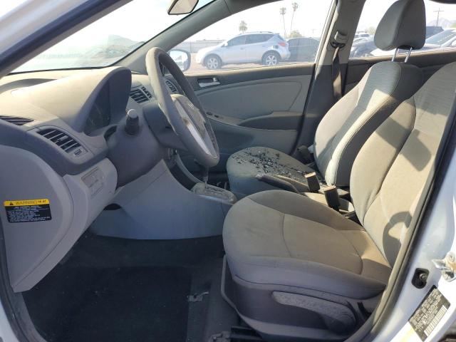 KMHCT4AE9FU882918 - 2015 HYUNDAI ACCENT GLS WHITE photo 7