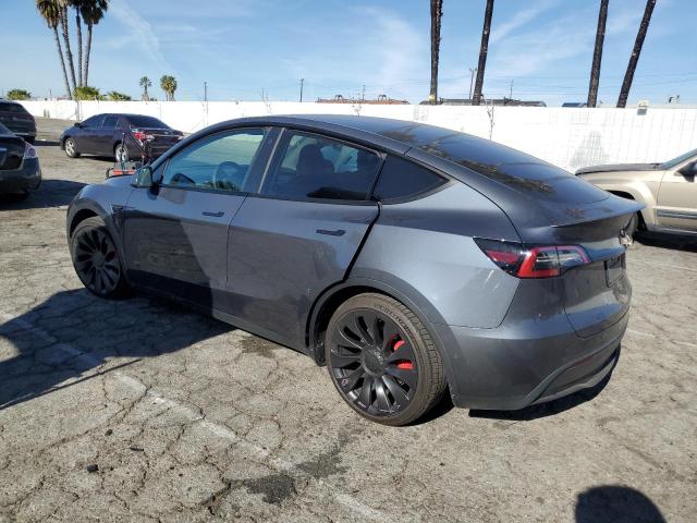 7SAYGDEF0NF523985 - 2022 TESLA MODEL Y GRAY photo 2