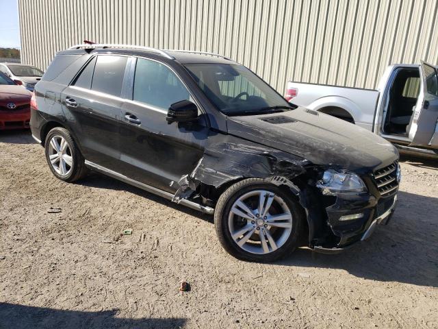 4JGDA5HB8CA001456 - 2012 MERCEDES-BENZ ML 350 4MATIC BLACK photo 4