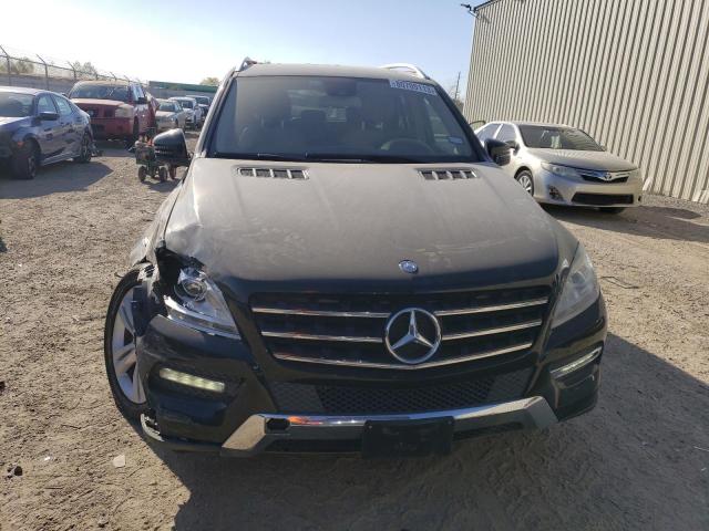 4JGDA5HB8CA001456 - 2012 MERCEDES-BENZ ML 350 4MATIC BLACK photo 5