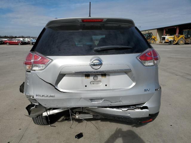 KNMAT2MT5FP575643 - 2015 NISSAN ROGUE S SILVER photo 6