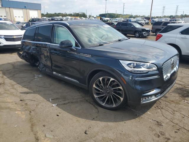 5LM5J7XC5NGL22393 - 2022 LINCOLN AVIATOR RESERVE Կապույտ լուսանկար 4