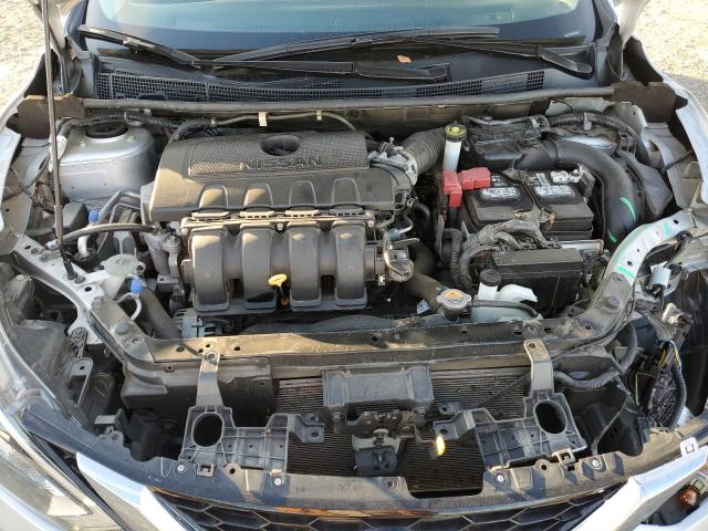 3N1AB7APXKY234175 - 2019 NISSAN SENTRA S SILVER photo 11