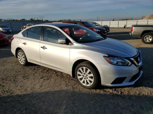 3N1AB7APXKY234175 - 2019 NISSAN SENTRA S SILVER photo 4