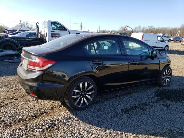 19XFB2F9XFE257186 - 2015 HONDA CIVIC EXL შავი ფოტო 3