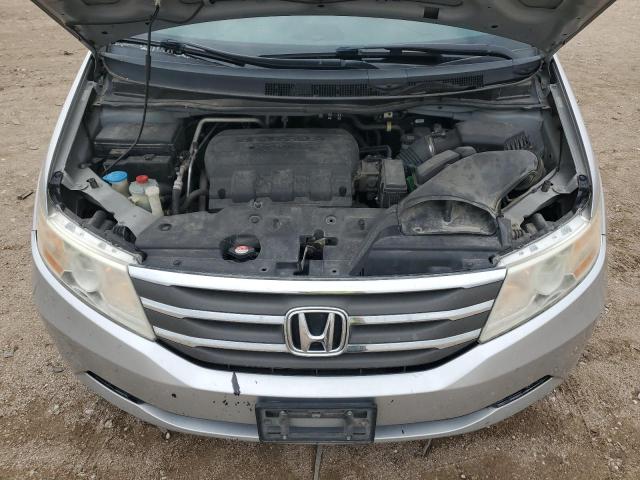 5FNRL5H6XBB102897 - 2011 HONDA ODYSSEY EXL SILVER photo 12