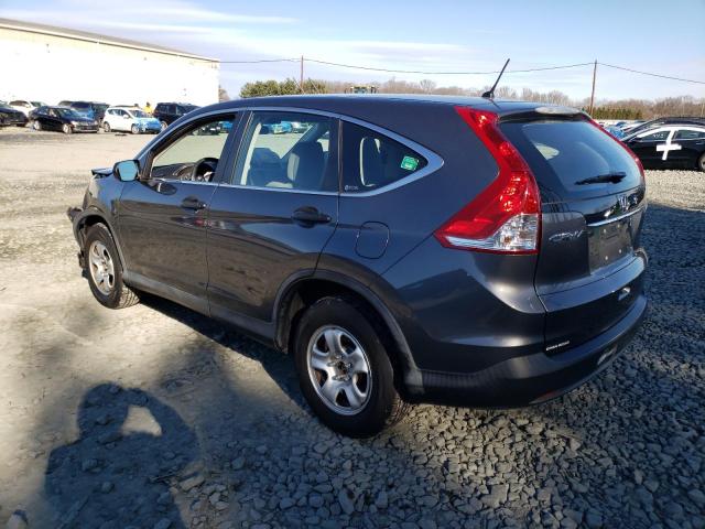 5J6RM4H34CL042489 - 2012 HONDA CR-V LX GRAY photo 2