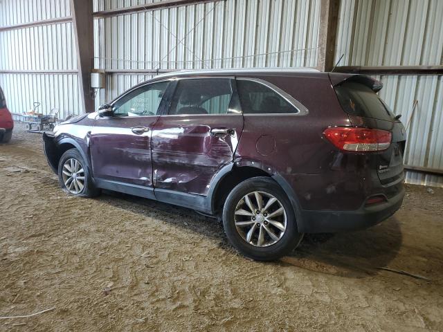 5XYPG4A37HG245149 - 2017 KIA SORENTO LX MAROON photo 2