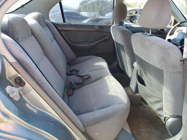 1HGEJ6676YL046941 - 2000 HONDA CIVIC LX Теңіз көгі фото 10