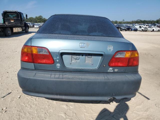 1HGEJ6676YL046941 - 2000 HONDA CIVIC LX Теңіз көгі фото 6