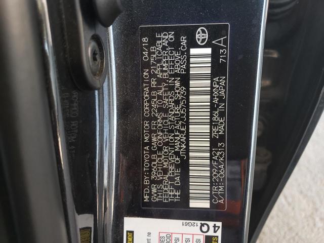 JTNKARJE7JJ575739 - 2018 TOYOTA COROLLA IM 黑色 照片 13