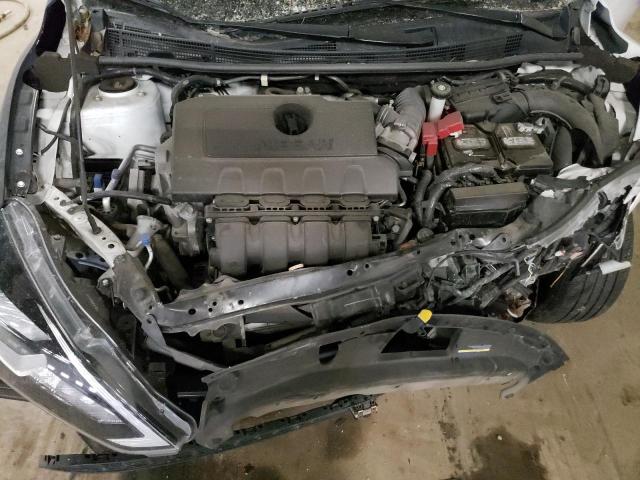 3N1AB7AP9KY211843 - 2019 NISSAN SENTRA S WHITE photo 11