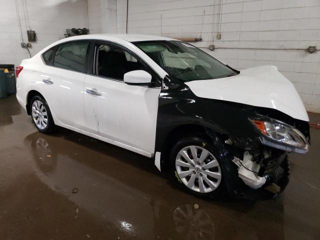 3N1AB7AP9KY211843 - 2019 NISSAN SENTRA S WHITE photo 4